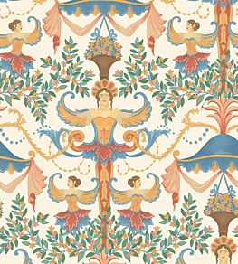 Chamber Angels Wallpaper by Cole & Son Cerulean