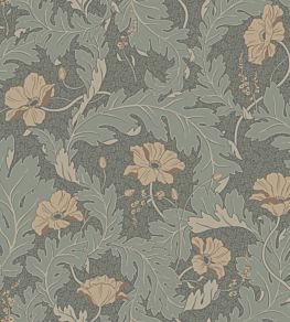 Charlotta Wallpaper by Sandberg Forest Green