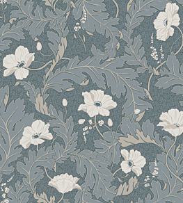 Charlotta Wallpaper by Sandberg Petrol