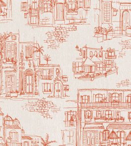Charming Lanes Wallpaper by Brand McKenzie Pumpkin
