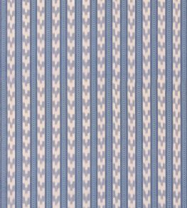 Chart Stripe Fabric by Mulberry Home Blue