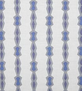 Chicago Fabric by Christopher Farr Cloth Indigo