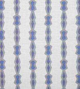 Chicago Fabric by Christopher Farr Cloth Indigo