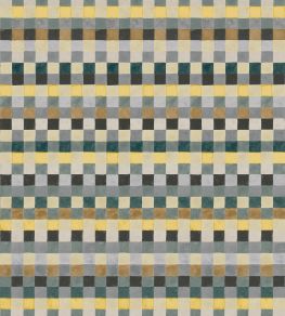 Child's Check Wallpaper by Christopher Farr Cloth Coal