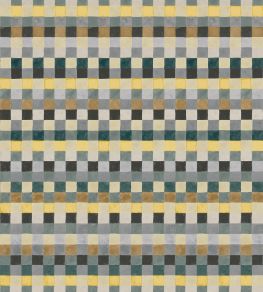 Child's Check Wallpaper by Christopher Farr Cloth Coal