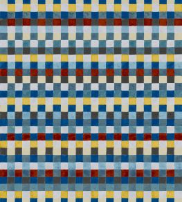 Child's Check Wallpaper by Christopher Farr Cloth Cobalt
