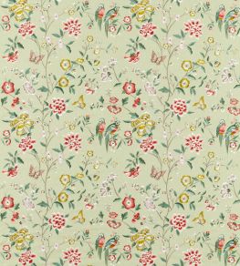 Chinoiserie Hall Fabric by Sanderson Bamboo & Rose
