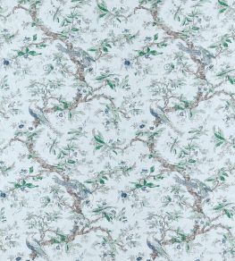 Chintz Fabric by Zoffany Blue Stone