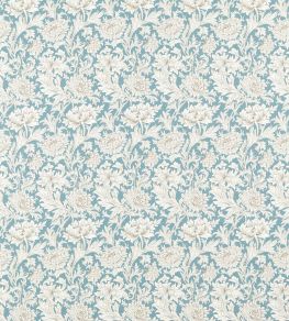 Chrysanthemum Toile Fabric by Morris & Co Slate