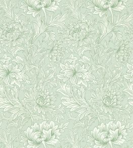 Chrysanthemum Toile Wallpaper by Morris & Co Willow