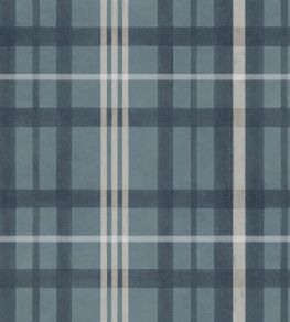 Clans Check Wallpaper by Coordonne Sapphire