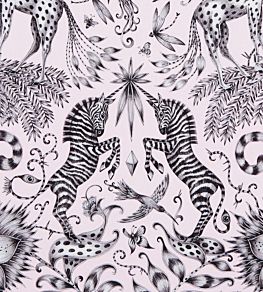 Emma J Shipley Kruger Fabric by Clarke & Clarke Pink
