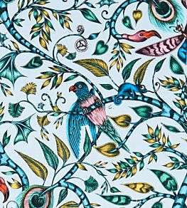 Emma J Shipley Rousseau Fabric by Clarke & Clarke Eggshell