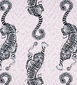 Emma J Shipley Tigris Fabric by Clarke & Clarke Pink