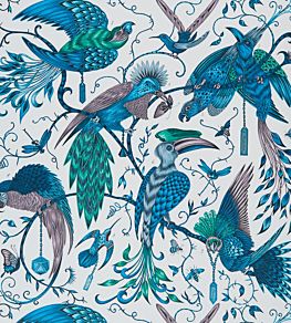 Emma J Shipley Audubon Wallpaper by Clarke & Clarke Jungle