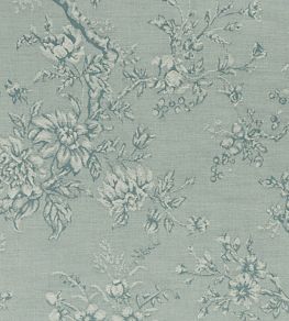 Simone Fabric by Clarke & Clarke Eau De Nil