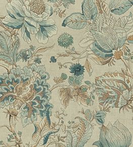 Sissinghurst Fabric by Clarke & Clarke Eau De Nil