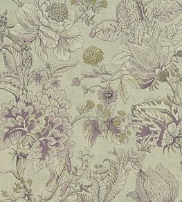 Sissinghurst Fabric by Clarke & Clarke Heather/Olive