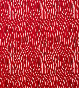 Onda Fabric by Clarke & Clarke Rouge