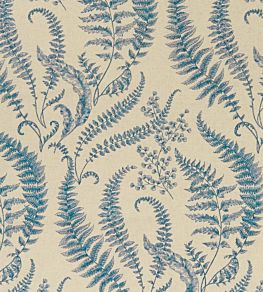 Folium Fabric by Clarke & Clarke Denim