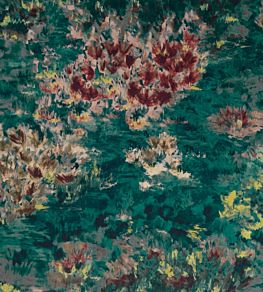 Fiore Fabric by Clarke & Clarke Kingfisher