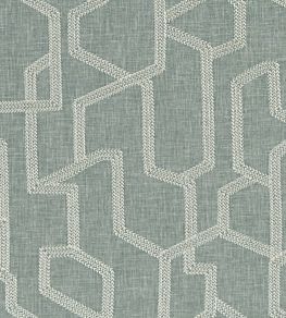 Labyrinth Fabric by Clarke & Clarke Mineral