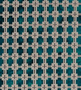 Maui Fabric by Clarke & Clarke Kingfisher