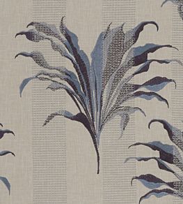 Palma Fabric by Clarke & Clarke Denim / Midnight