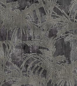 Tropicale Fabric by Clarke & Clarke Charcoal