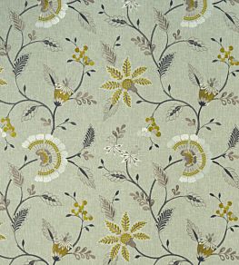 Delamere Fabric by Clarke & Clarke Chartreuse