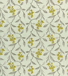 Melrose Fabric by Clarke & Clarke Chartreuse
