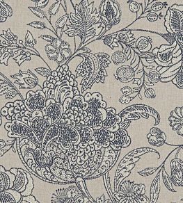 Woodsford Fabric by Clarke & Clarke Denim
