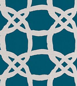 Fascino Fabric by Clarke & Clarke Kingfisher