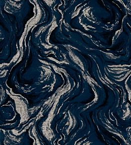 Lavico Fabric by Clarke & Clarke Midnight