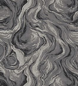Lavico Fabric by Clarke & Clarke Nero