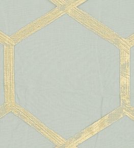 Forma Fabric by Clarke & Clarke Charcoal/Gold