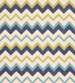 Chooli Fabric by Clarke & Clarke Indigo/Palm
