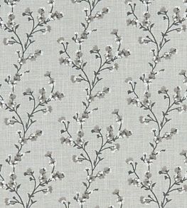 Blossom Fabric by Clarke & Clarke Silver