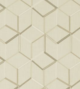Linear Fabric by Clarke & Clarke Ivory