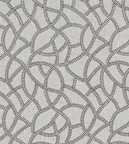 Panache Fabric by Clarke & Clarke Charcoal