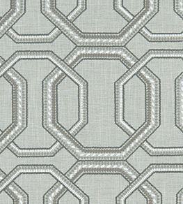 Repeat Fabric by Clarke & Clarke Silver