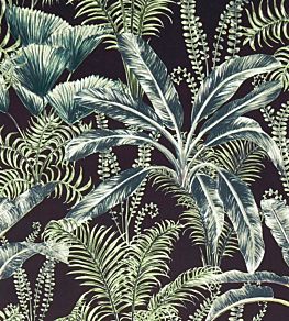 Majorelle Velvet Fabric by Clarke & Clarke Charcoal