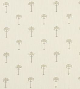 Menara Metallic Fabric by Clarke & Clarke Champagne/Ivory
