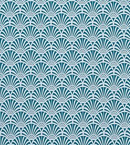 Zellige Fabric by Clarke & Clarke Teal