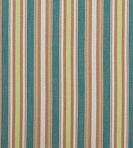 Ziba Fabric by Clarke & Clarke Teal/Spice