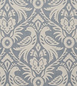 Harewood Fabric by Clarke & Clarke Chambray