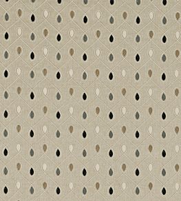 Healey Fabric by Clarke & Clarke Charcoal