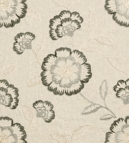 Richmond Fabric by Clarke & Clarke Charcoal
