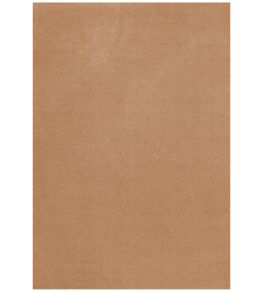 Classic Solid Wool Rug by Layered Caramel