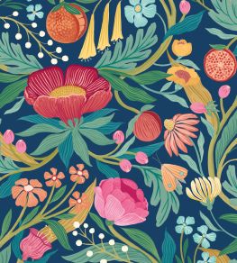 Clementine Wallpaper by Ohpopsi Ink & Flamingo